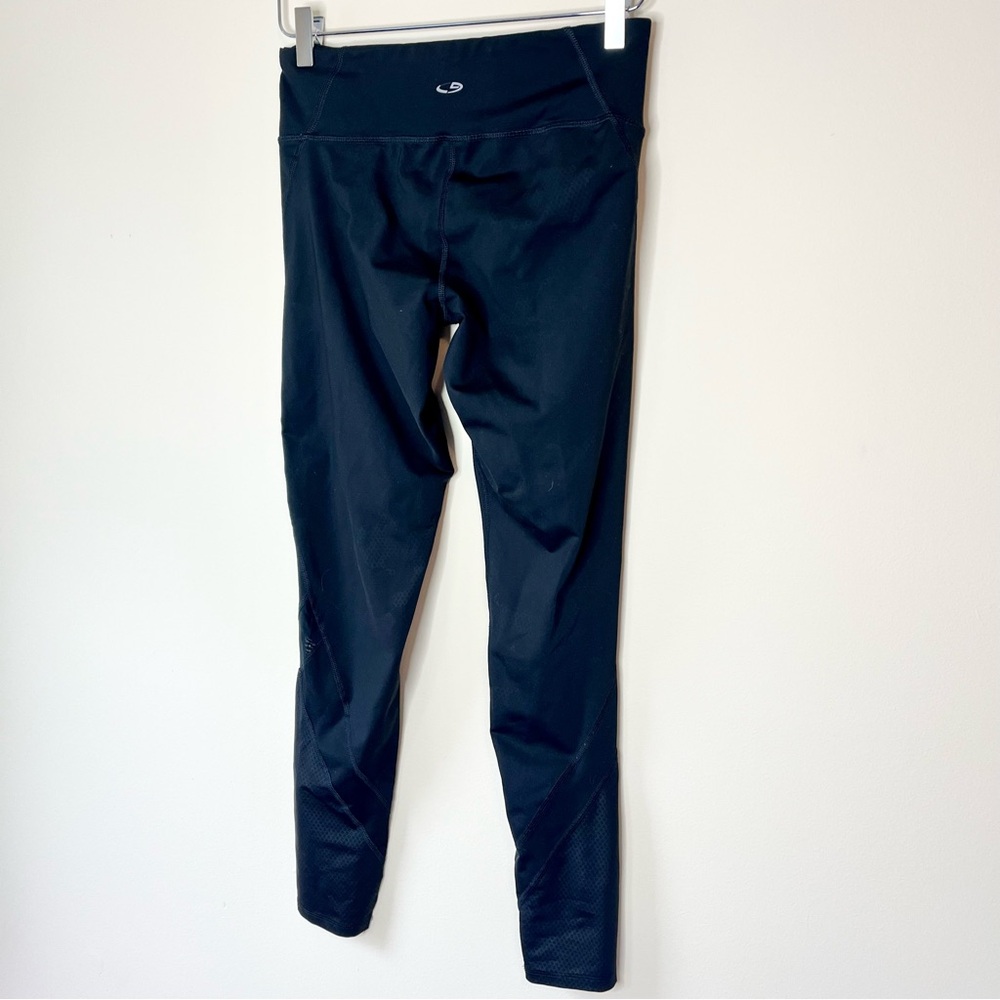 Champion C9 DuoDry Black with Mesh Detail Leggings Size M - Picture 12 of 14